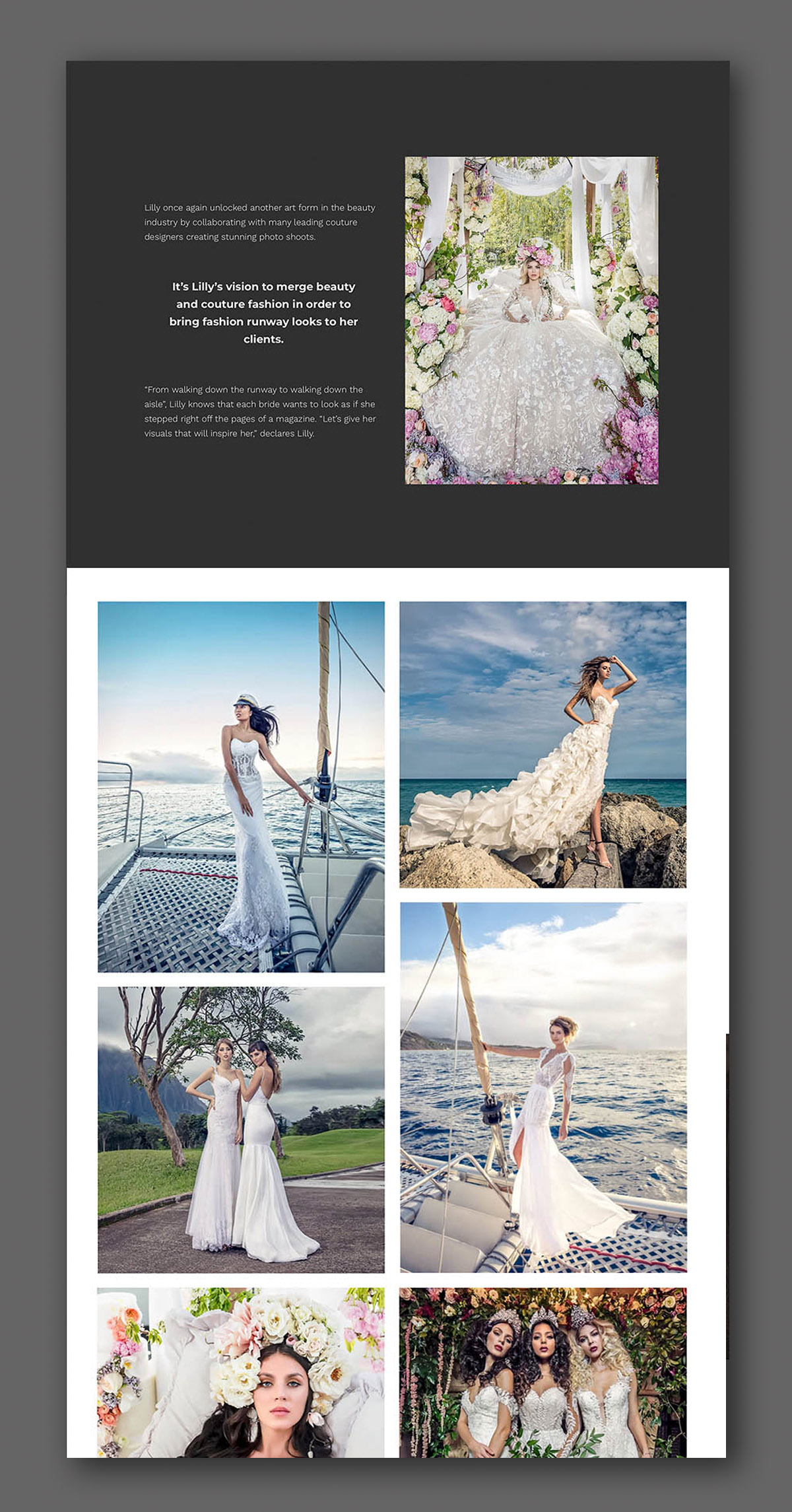 Website Design & Development - BridalGal - Palm Island Creative