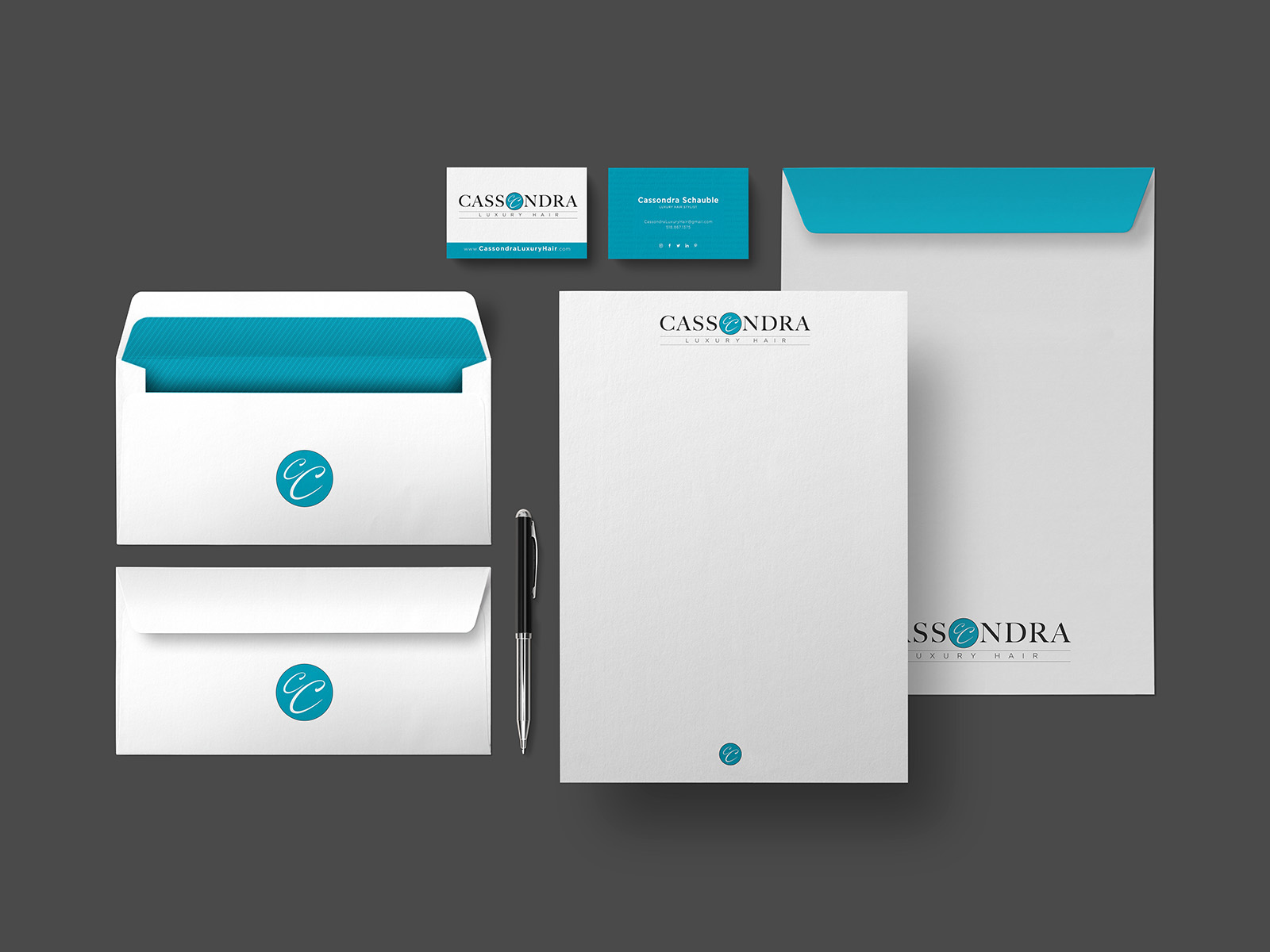 Branding Identity - Brand Style Guide - Cassondra Luxury Hair - Palm Island Creative