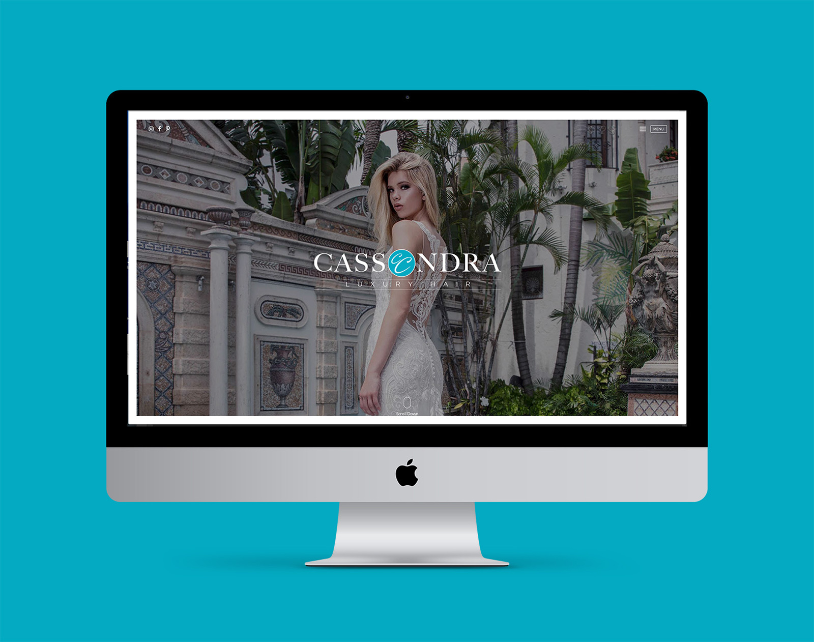 Website Design & Development - Cassondra Luxury Hair - Palm Island Creative