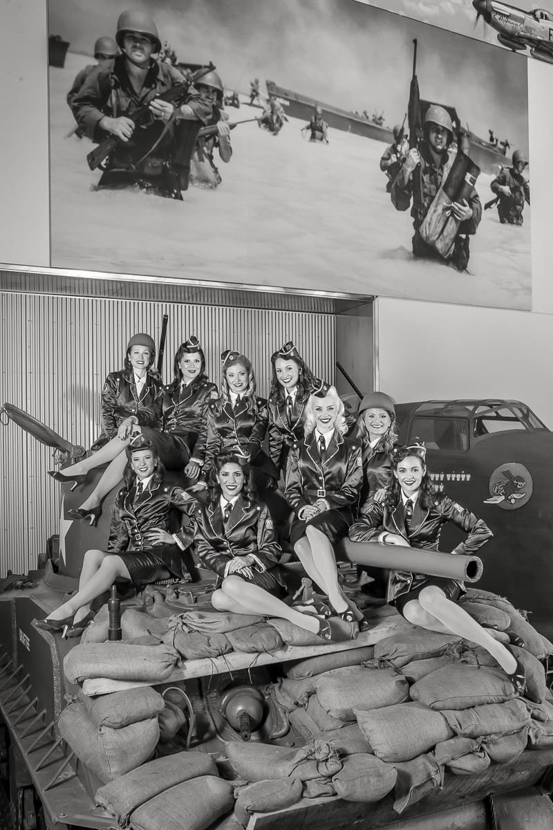 Commercial Photography - Promotions & Events - WWII Museum - Victory Belles - Palm Island Creative