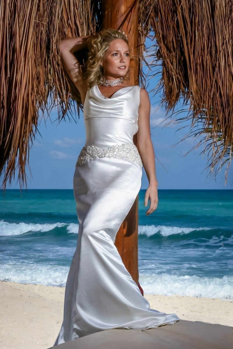 Couture Bridal Fashion Photography - Website Design & Branding for Wedding Industry - Palm Island Creative