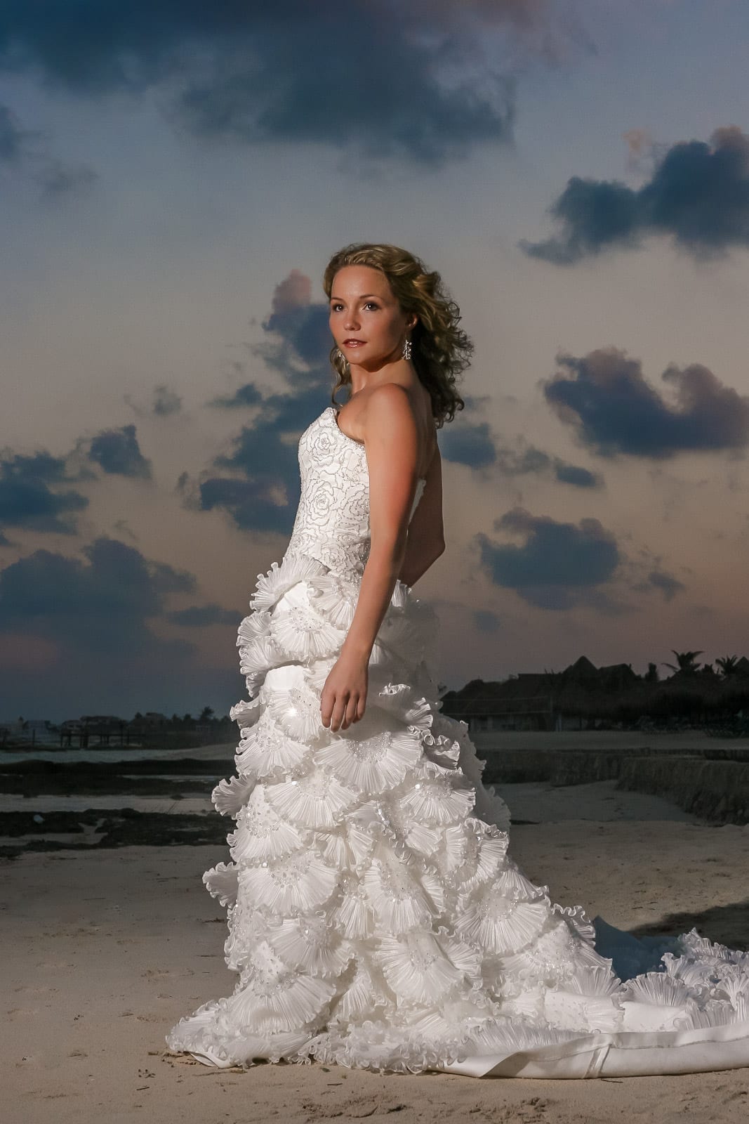 Couture Bridal Fashion Photography - Website Design & Branding for Wedding Industry - Palm Island Creative